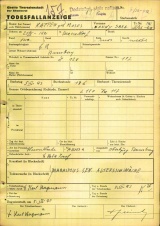 Todesfallanzeige
